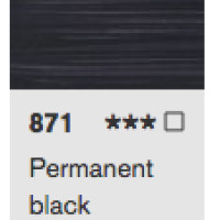 871 Permanent Black (μαύρο σταθερό) - 250ml